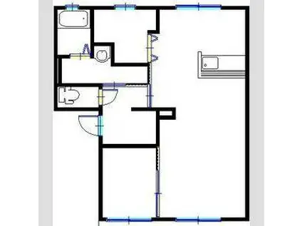 ロイヤルハイツ(1LDK/2階)の間取り写真