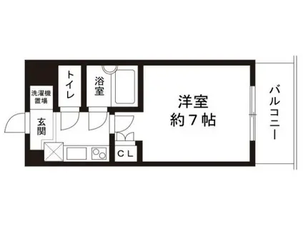 サンロード・スクエア・ショウワ(1K/9階)の間取り写真