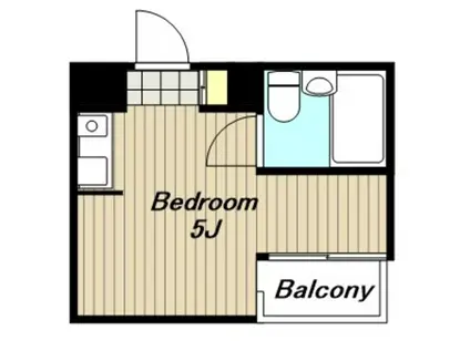 ライオンズマンション橋本第2(ワンルーム/1階)の間取り写真