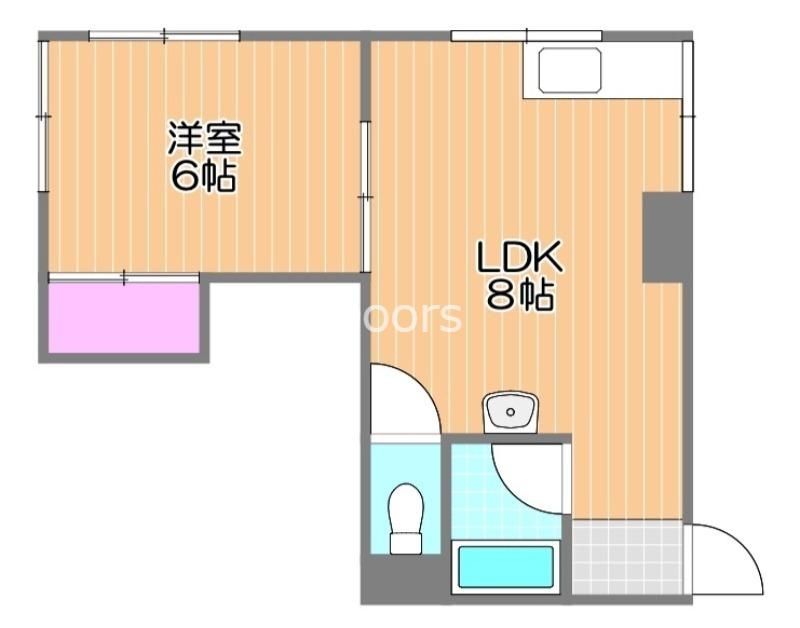 サンジェルマン番町(1LDK/5階)の間取り写真