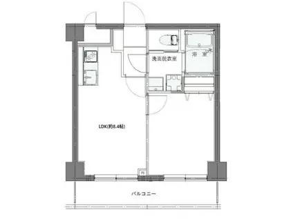 アルゴ元浅草(1LDK/5階)の間取り写真