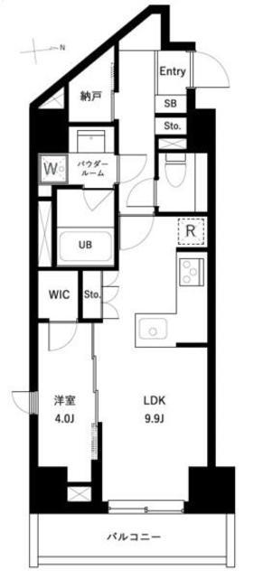 アーバンパーク高井戸(1LDK/6階)の間取り写真