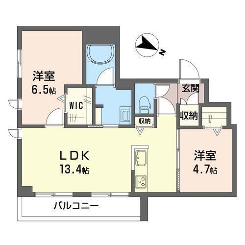 ルミナス(2LDK/3階)の間取り写真