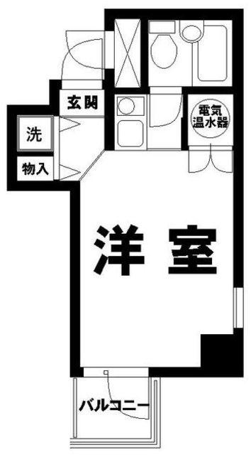 ライオンズマンション白山第3(ワンルーム/9階)の間取り写真