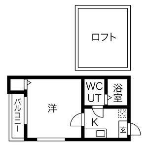 プティ オランジュ(1K/2階)の間取り写真