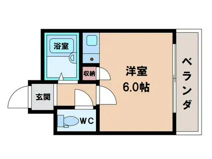 シャルマンフジ住吉壱番館(ワンルーム/1階)の間取り写真