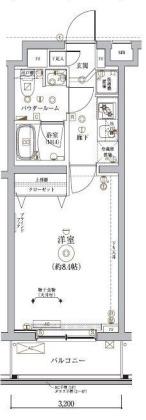 アルテシモ デュース(1K/1階)の間取り写真