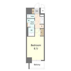 S-RESIDENCE堀田駅前FUTUR(1K/4階)の間取り写真