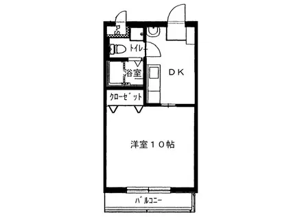サンガーデン村黒6号地(1K/1階)の間取り写真