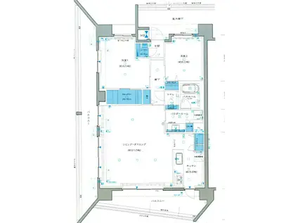 プレミスト北谷伊平SEA&FOREST(2LDK/10階)の間取り写真