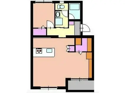 ハイツ大石地所II 103(1LDK/1階)の間取り写真
