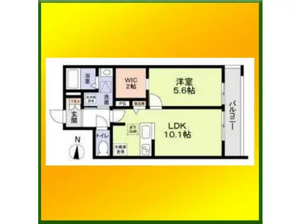 西東京市保谷町1丁目計画(1LDK/1階)の間取り写真