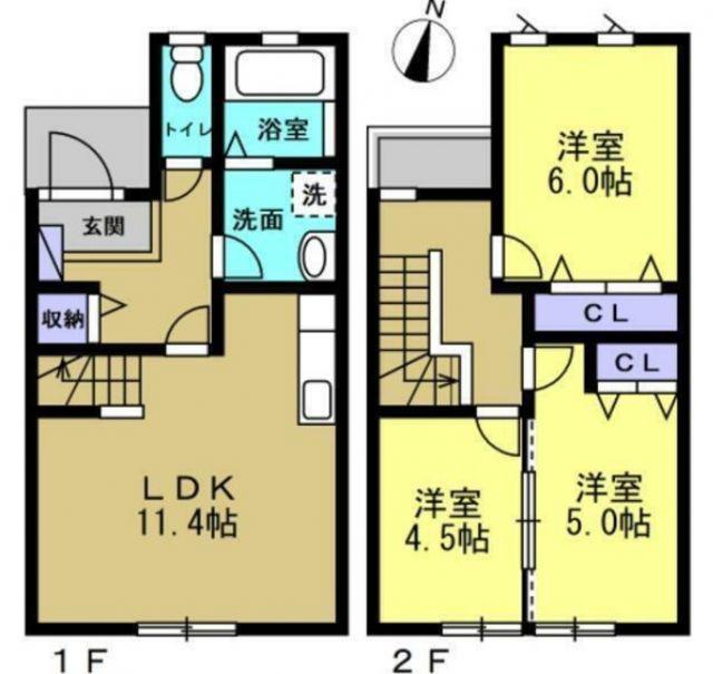 トレステーラGII(3LDK/1階)の間取り写真