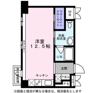 KDXレジデンス東桜I(ワンルーム/9階)の間取り写真