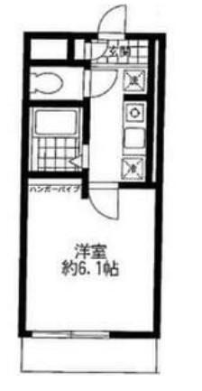 メゾン稲城(1K/3階)の間取り写真