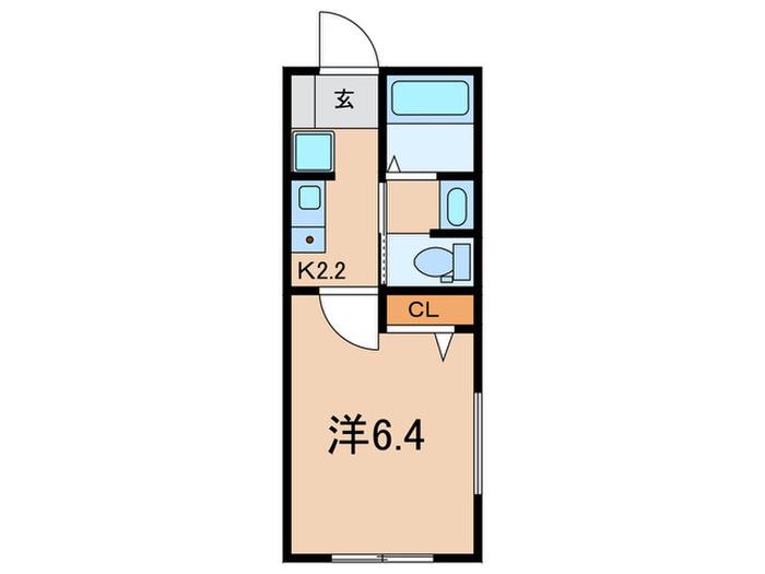 LEGEND SQUARE横須賀-田浦(1K/1階)の間取り写真