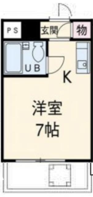 リッチハイツ新小岩(ワンルーム/5階)の間取り写真