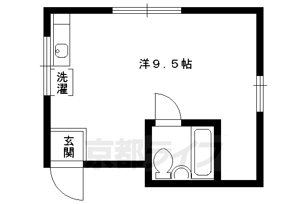 プラザクレバーIII(ワンルーム/2階)の間取り写真