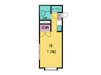 エトワール栄(ワンルーム/5階)の間取り写真