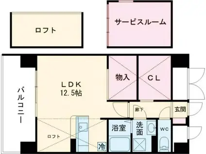 ALTE MEISTER CASAMIRA (ワンルーム/2階)の間取り写真