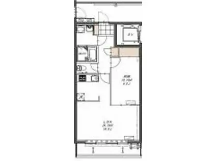 FREAHEIMフレアハイム(1LDK/3階)の間取り写真