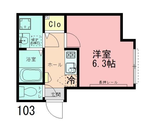 VISTA MINAMIMACHIDA(1K/1階)の間取り写真