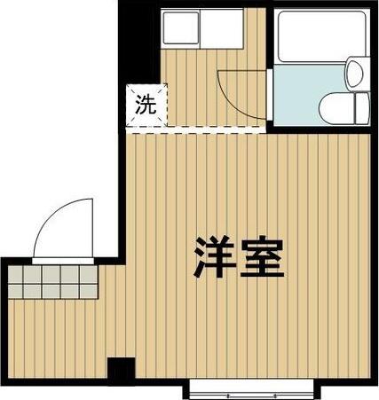 ペルテ長居(ワンルーム/3階)の間取り写真