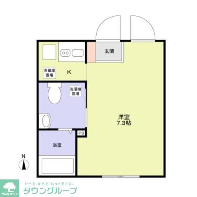GLICION KAMEIDO(ワンルーム/2階)の間取り写真