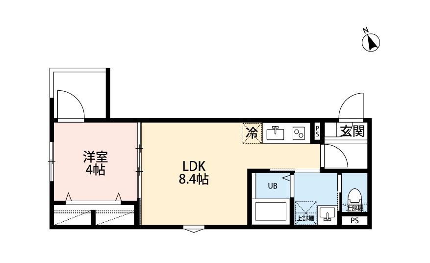 ROBOT HOME HOSHIGAOKA(1LDK/3階)の間取り写真