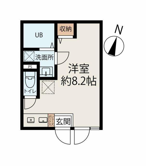 CLS板橋蓮根(ワンルーム/2階)の間取り写真