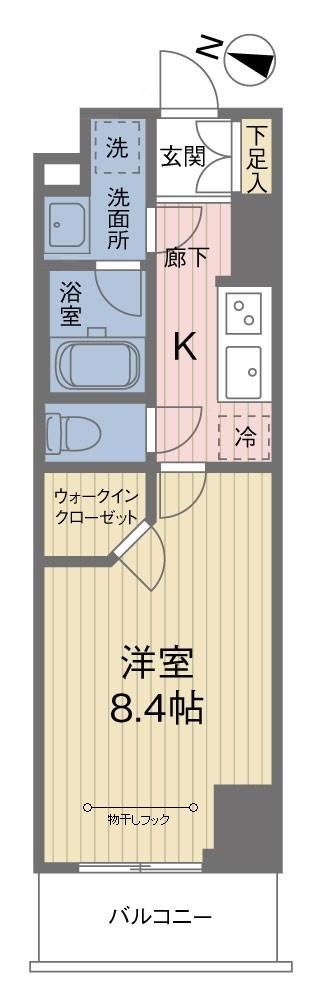 ACOLT中野富士見町(1K/10階)の間取り写真