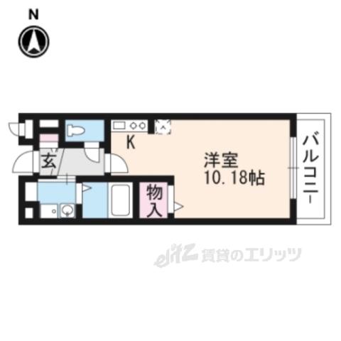シェーネ(1K/3階)の間取り写真