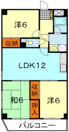 グランデメゾン上市(3LDK/3階)の間取り写真