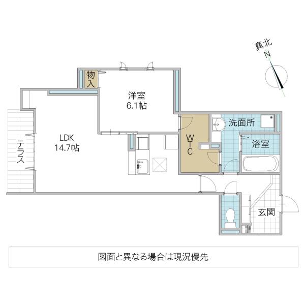 DS LIEN A A号地(1LDK/1階)の間取り写真
