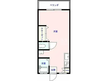 池田ビル(1K/3階)の間取り写真