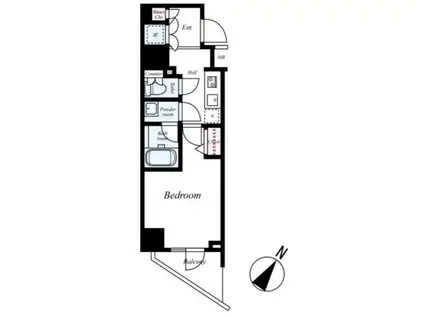プレールドゥーク押上III(1K/3階)の間取り写真
