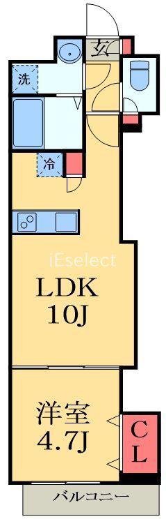 COTE DOR SOGA(1LDK/1階)の間取り写真