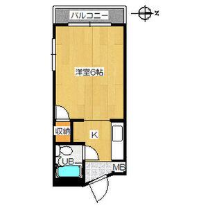 DO内代(1K/4階)の間取り写真