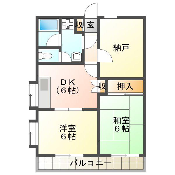 サンシャイン舞子(3DK/7階)の間取り写真