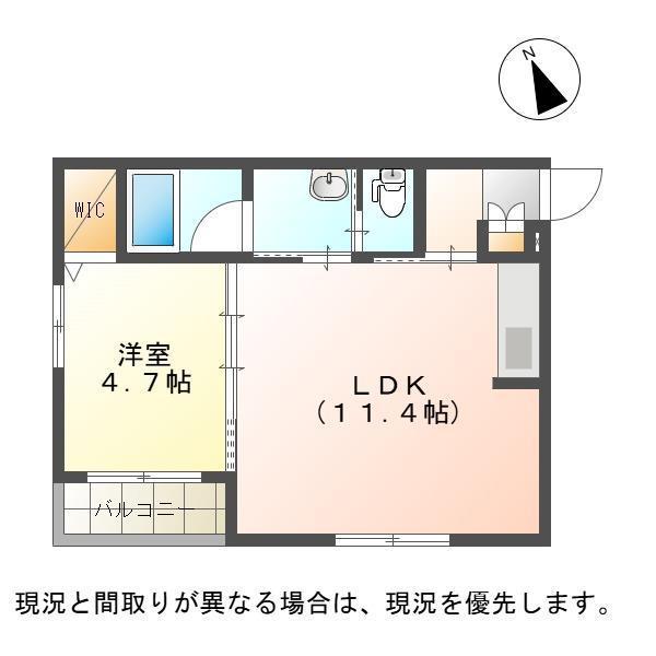 パルテナ(1LDK/1階)の間取り写真