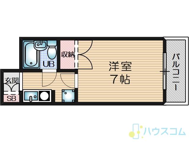 PAL千里丘(1K/4階)の間取り写真