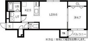 A.PIECE KASUGA(1LDK/3階)の間取り写真