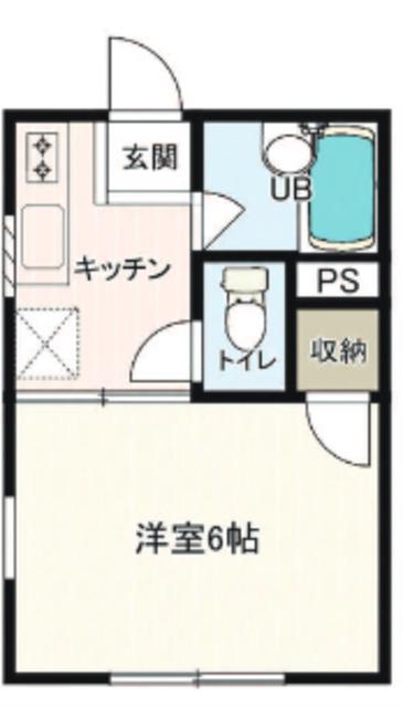 アンダルシア(1K/1階)の間取り写真