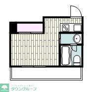 シャイン元住吉(ワンルーム/3階)の間取り写真