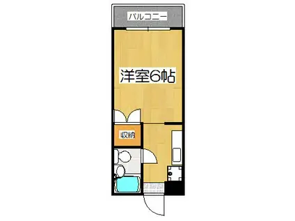 DS COURT(ワンルーム/2階)の間取り写真