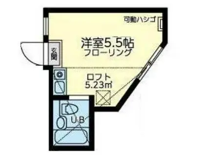 ユナイト阪東橋シドニーの杜(ワンルーム/1階)の間取り写真