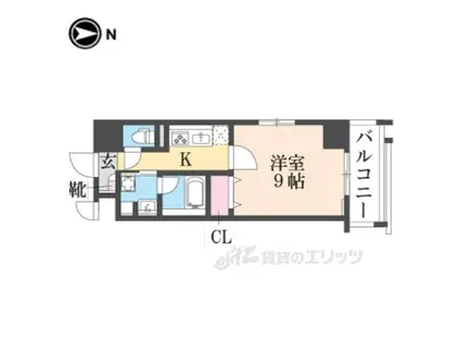 LAVILLA-1930-(1K/10階)の間取り写真