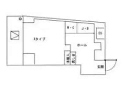 エスパシオ(ワンルーム/7階)の間取り写真