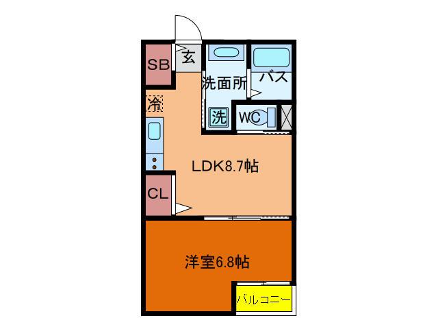 東京メトロ東西線 西葛西駅 徒歩10分 3階建 築3年(1LDK/1階)の間取り写真