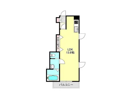 ROYAL STAGE PLAISIR(ワンルーム/4階)の間取り写真